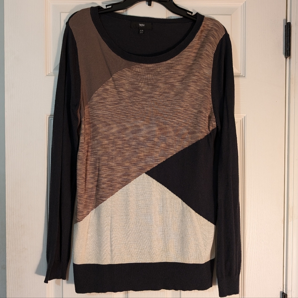 Mossimo Color Block Women's Sweater Size L